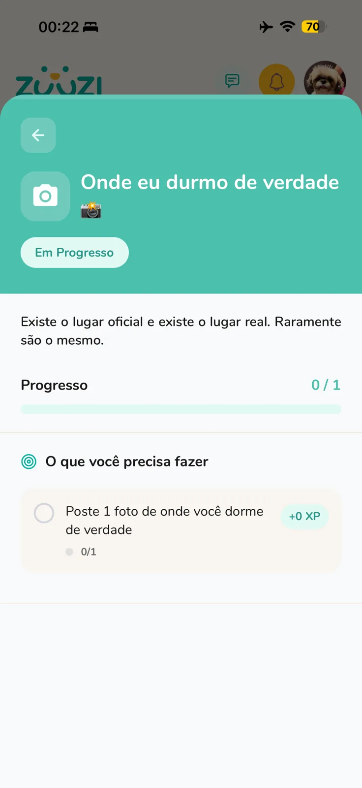 Desafio Onde eu durmo de verdade