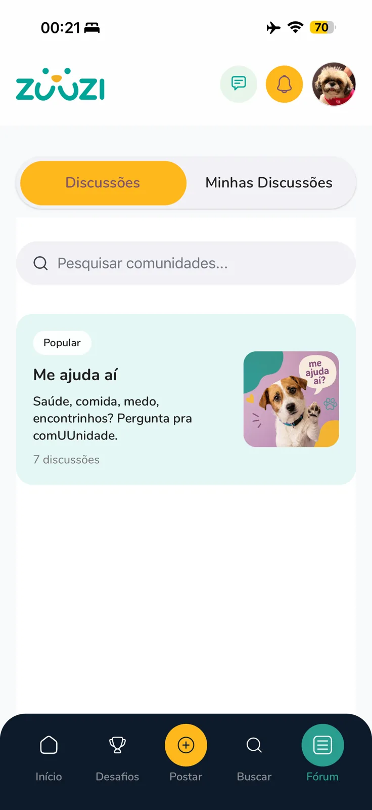Fórum da comunidade Zuuzi